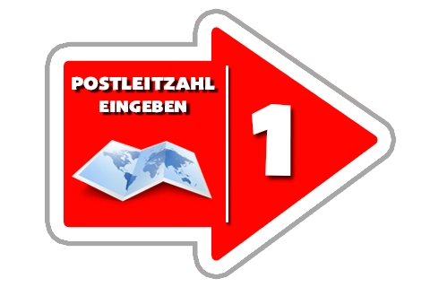 Postleitzahl eingeben
