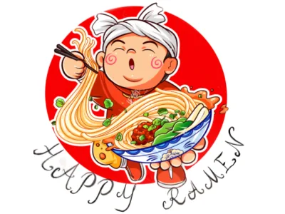 Logo de HAPPY RAMEN