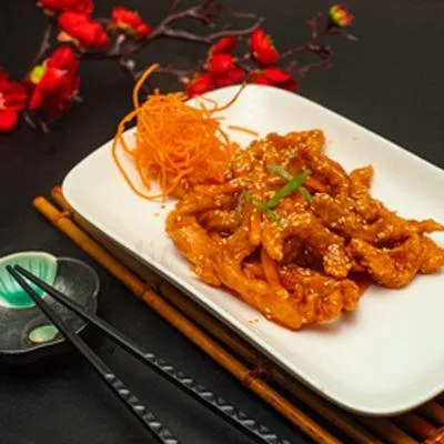 POULET EMINCÉS CARAMÉLISÉ