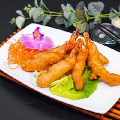 LANGOUSTINES FRITES À LA SAUCE AIGRE-DOUCE