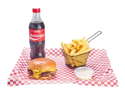 MENU DOUBLE CHEESEBURGER