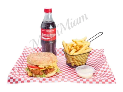 MENU SPICY ROYAL CRISPY BURGER