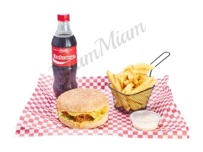 MENU SPICY CRISPY BURGER