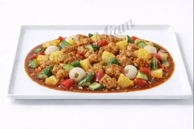 POULET À L'ANANAS FRAIS