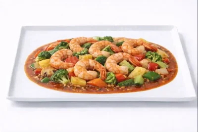 SCAMPI AU CURRY ROUGE FAÇON THAÏ