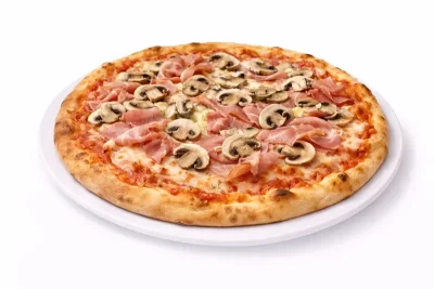 PIZZA PROSCIUTTO E FUNGHI
