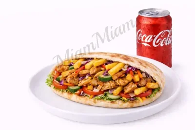 KEBAB  FRITES DEDANS