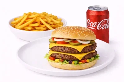 DOUBLE CHEESE BURGER