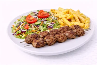 ASSIETTE BROCHETTE D’AGNEAU