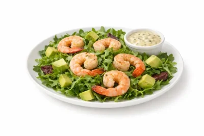 SALADE AVOCAT ET CREVETTES
