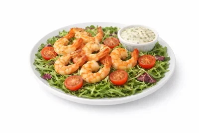 SALADE TIÈDE AUX SCAMPI