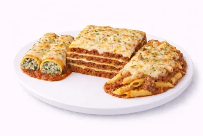 TRIS DE PÂTES GRATINÉES