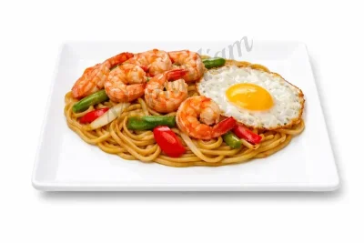 UDON SAUTÉS AUX SCAMPI