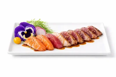 SASHIMI MIXTE TATAKI THON SAUMON