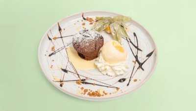 MOELLEUX AU CHOCOLAT À LA GLACE VANILLE