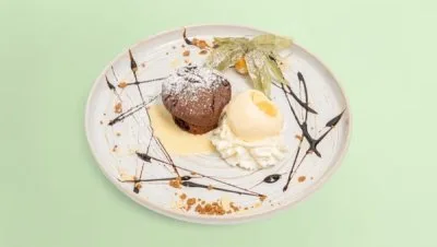 MOELLEUX AU CHOCOLAT À LA GLACE VANILLE