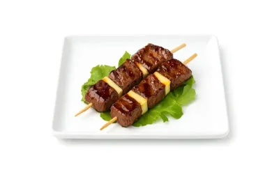 BROCHETTES DE BOEUF AU FROMAGE