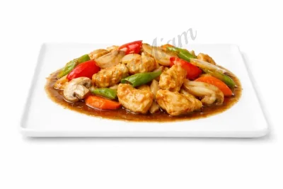 POULET SUR PLAQUE CHAUFFANTE