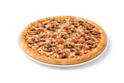 PIZZA FUNGHI PANCETTA