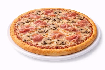 PIZZA PROSCIUTTO E FUNGHI