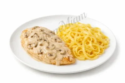 ESCALOPE DE POULET CRÈME CHAMPIGNONS