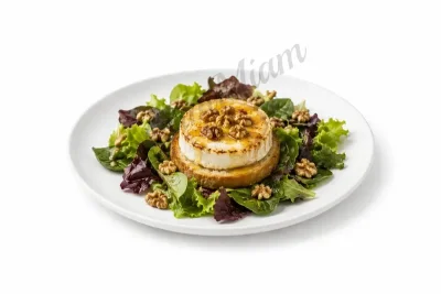 SALADE DE CHÈVRE CHAUD AU MIEL
