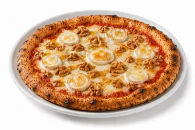 PIZZA CHÈVRE MIEL ET NOIX