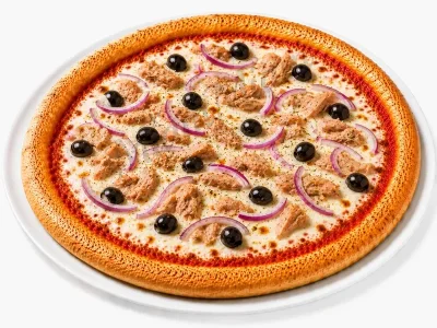 PIZZA TONNO CIPOLLA ET OLIVES