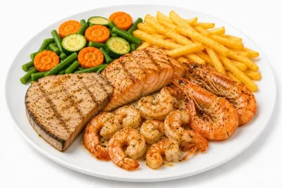 GRILLADE DE POISSONS