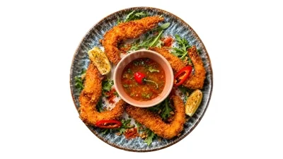GAMBAS CROUSTILLANT AU PANKO