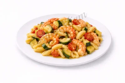 CAVATELLI SCAMPI E ZUCCHINE